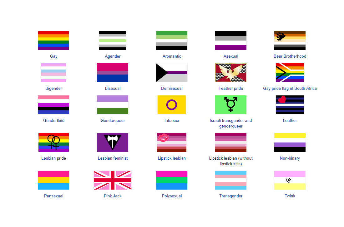 meaning of each color of the gay flag
